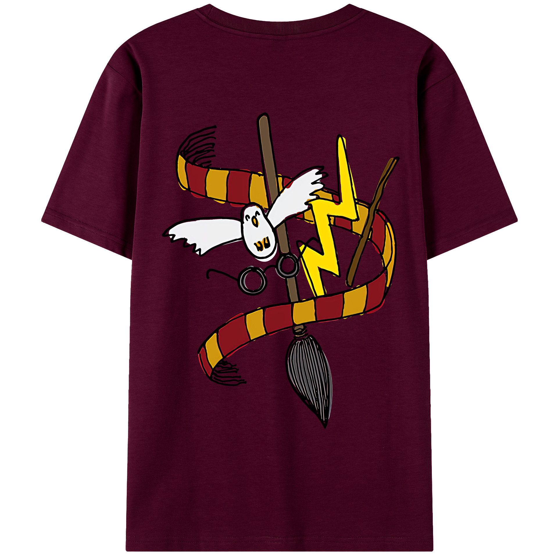 （画像用） Harry Potter ハリー・ポッターシリーズ レディース半袖Tシャツ(バックプリント)
